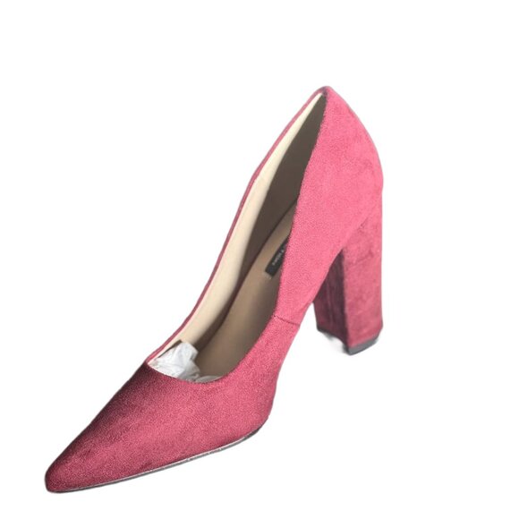 FRENCH CONNECTION women's kelsey heel Size US 7 burgundy - Picture 1 of 4